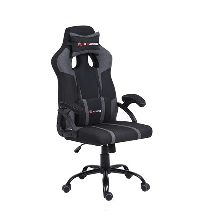 เก้าอี้เล่นเกมพร้อมที่วางเท้าและการนวด